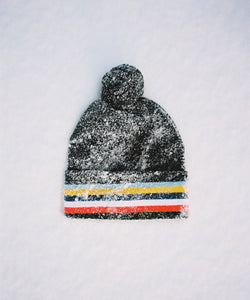 BOBBLE BEANIE - PURPLE