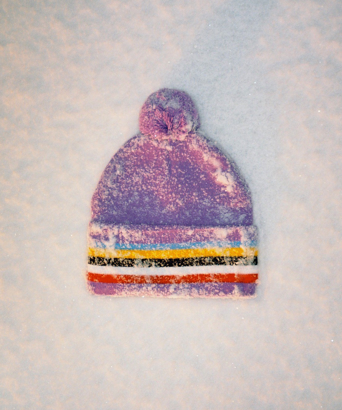 BOBBLE BEANIE - PURPLE